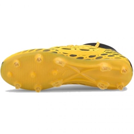 Chaussures de foot Puma Future 5.3 Netfit Fg Ag Jr 105806 03 jaune 5