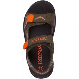 Chaussures Kappa Pure T Jr 260594T 3144 orange vert 1