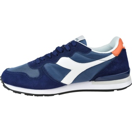 Chaussures Diadora Camaro M 501-159886-01-C8559 blanche bleu 1