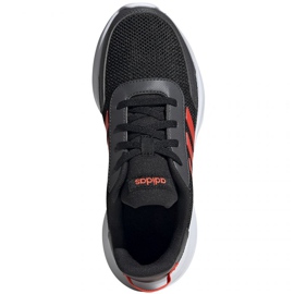Chaussures Adidas Tensaur Run K Jr EG4124 le noir orange 1