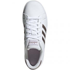 Chaussures adidas Grand Court Jr EF0101 blanc noir 1