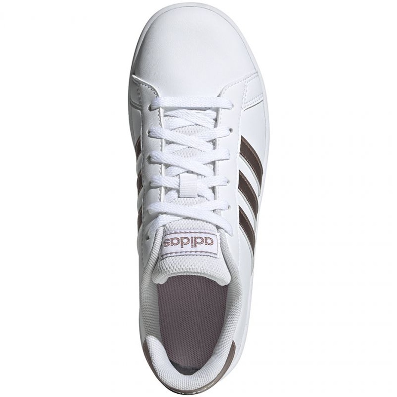 Chaussures adidas Grand Court Jr EF0101 blanc noir 1
