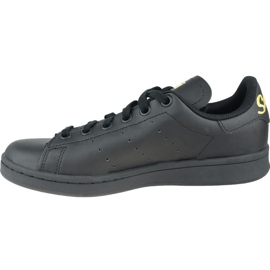 Chaussures Adidas Stan Smith Jr EF4914 noir 1