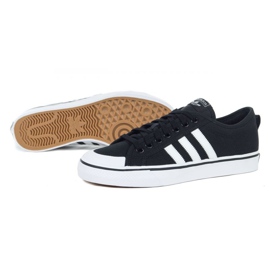 Chaussures Adidas Nizza M CQ2332 blanche le noir 1