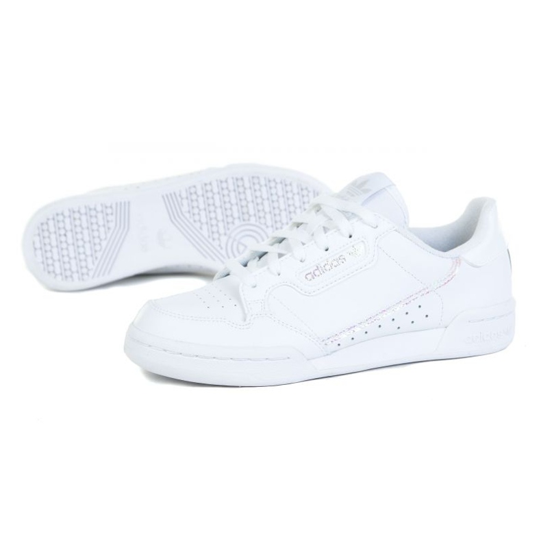 Chaussures Adidas Continental 80 Jr FU6669 blanche le noir 1 Chaussures Adidas Continental 80 Jr FU6669 blanche le noir 1