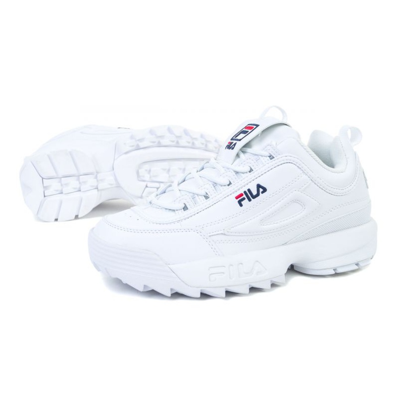 Chaussures Fila Disruptor Low W 1010302-1FG blanche 1