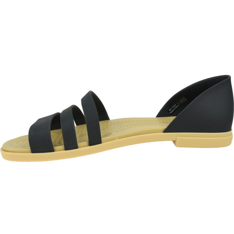 Crocs Tulum Plat Ouvert W 206109-00W le noir 1