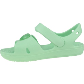 Sandale à brides croisées Crocs Classic K 206245-3TI ['bleu'] vert 1