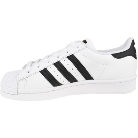 Chaussures Adidas Superstar Jr FU7712 blanche 1