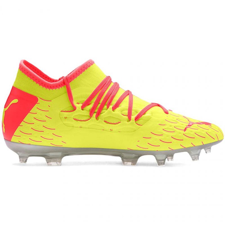Chaussures de football Puma Future 5.3 Netfit Jr Osg Fg Ag 105947 01 rouge oranges et rouges 1
