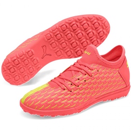 Chaussures de foot Puma Future Jr 5.4 Osg Tt 105952 01 rouge oranges et rouges 3