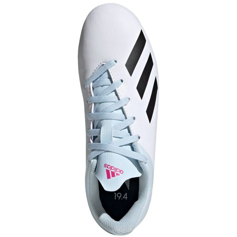 Chaussures de foot Adidas X 19.4 FxG Jr EF1616 multicolore blanc 1