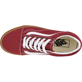 Chaussures Vans Old Skool VN0A4U3BWZ0 rouge 2