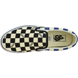 Vans Classic Slip-On Big Check M VN0A4U38WRT beige le noir bleu multicolore 2