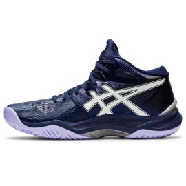 Chaussures de volley-ball Asics Sky Elite Ff Mt W 1052A023-400 graphite, bleu marine bleus et bleu marine 1