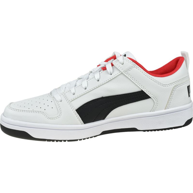 Puma Rebound LayUp Sl M 369866 01 blanche le noir 1