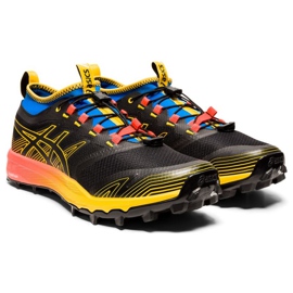 Chaussures de course Asics FujiTrabuco Pro M 1011A566-002 le noir multicolore 3