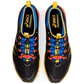 Chaussures de course Asics FujiTrabuco Pro M 1011A566-002 le noir multicolore 5
