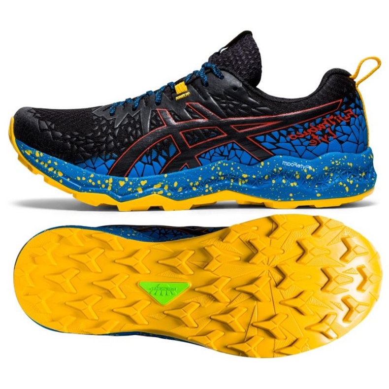 Chaussures de course Asics FujiTrabuco Lyte M 1011A700-002 bleu multicolore 1