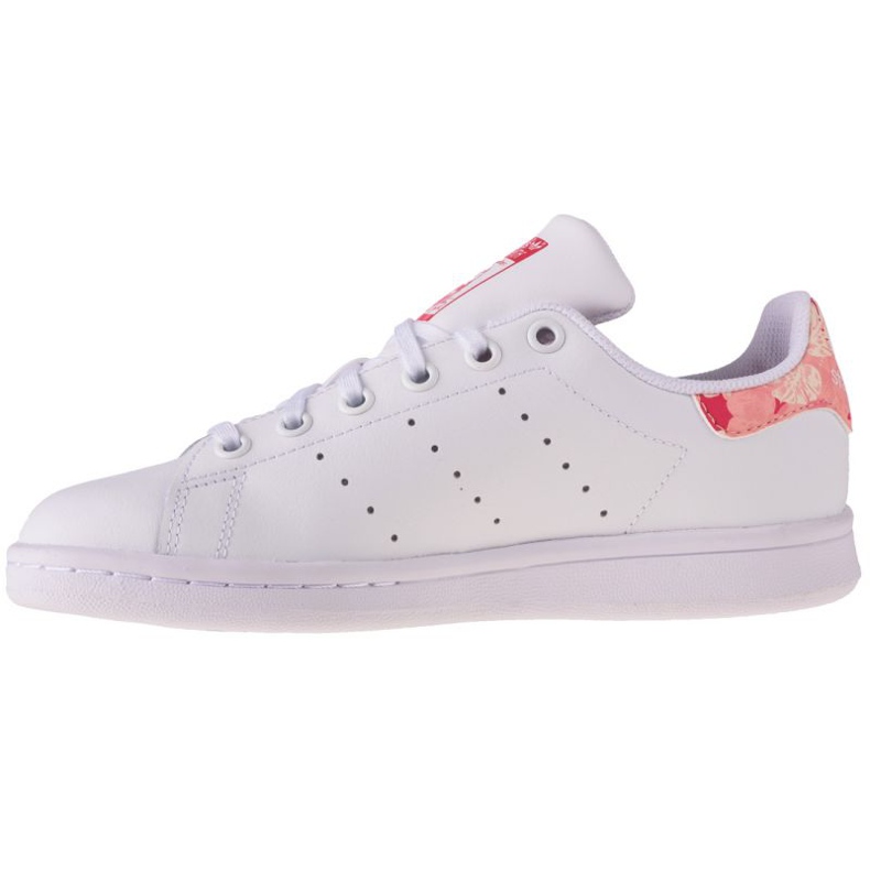 Chaussures Adidas Stan Smith Jr FV7405 blanche bleu marin 1