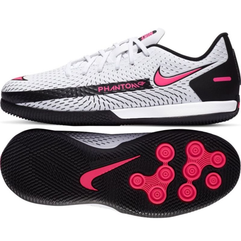 Chaussures de football Nike Phantom Gt Academy Ic Jr CK8480-160 multicolore blanche 1