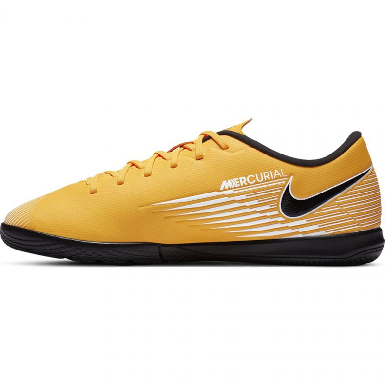 Nike Mercurial Vapor 13 Academy Ic Jr AT8137 801 chaussures de football jaune jaunes 1