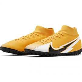Chaussure de football Nike Mercurial Superfly 7 Academy Tf M AT7978 801 noir, jaune, blanc jaunes 3