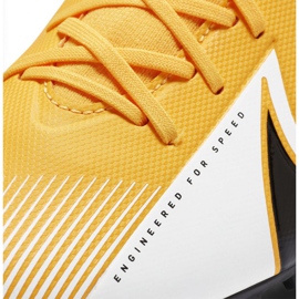 Chaussure de football Nike Mercurial Superfly 7 Academy Tf M AT7978 801 noir, jaune, blanc jaunes 4