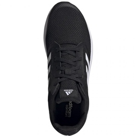 Chaussures de course Adidas Galaxy 5 M FW5717 blanche le noir 1