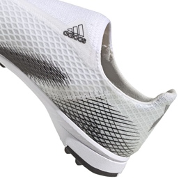 Chaussures de foot Adidas X Ghosted.3 Ll Tf M EG8158 gris/argent, blanc, gris/argent blanc 1