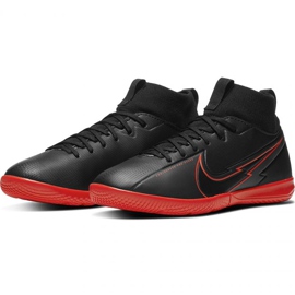 Nike Mercurial Superfly 7 Academy Ic Jr AT8135 060 chaussures de football gris le noir 3