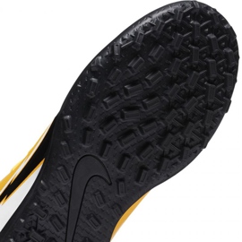 Nike Mercurial Superfly 7 Club Tf Jr AT8156 801 chaussures de football jaune blanc jaunes 5
