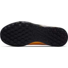 Nike Mercurial Superfly 7 Club Tf Jr AT8156 801 chaussures de football jaune blanc jaunes 6