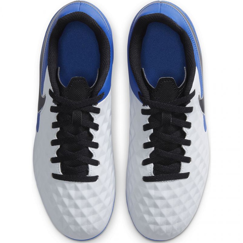 Nike Tiempo Legend 8 Club FG / MG Jr AT5881 104 chaussures de football multicolore blanc 1