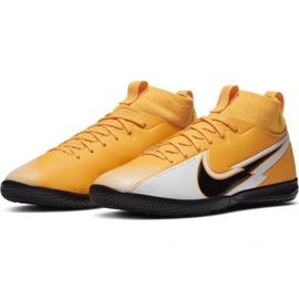 Nike Mercurial Superfly 7 Academy Ic Jr AT8135 801 chaussures de football vert jaunes 1