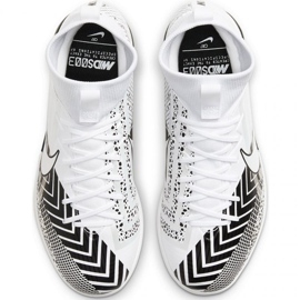 Chaussure de football Nike Mercurial Superfly 7 Academy Mds Ic Jr BQ5529 110 blanc, blanc, noir blanche 1