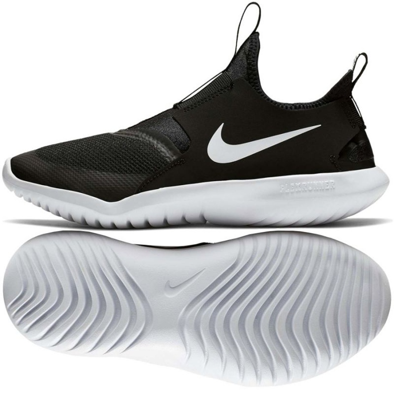 Chaussures de course Nike Flex Runner Jr AT4662 001 noir 1