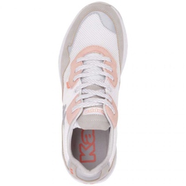 Chaussures Kappa Laverton W 242930 1021 blanc rose gris 1