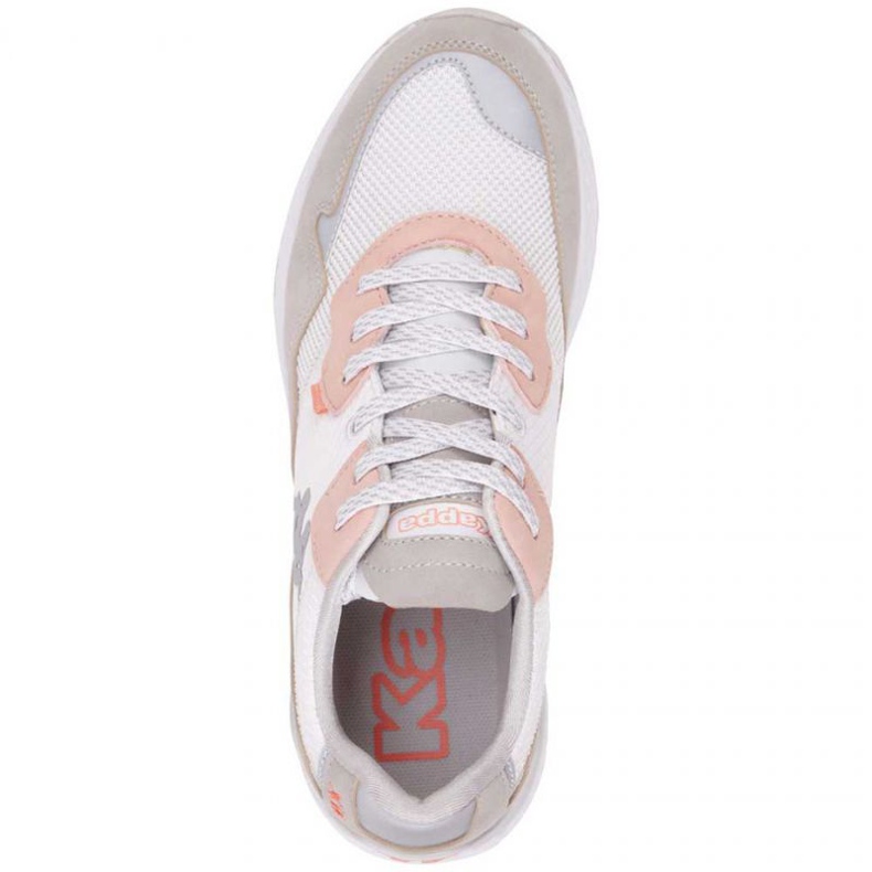 Chaussures Kappa Laverton W 242930 1021 blanc rose gris 1