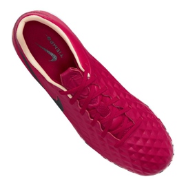 Nike React Legend 8 Pro Tf M AT6136-608 chaussures de football rouge oranges et rouges 3