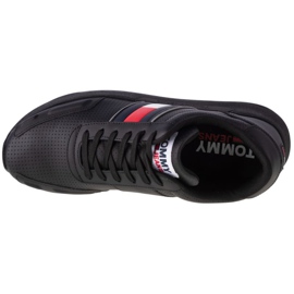Tommy Hilfiger Flexi Perf Leather Runner M EM0EM00580-BDS chaussures le noir 2