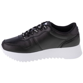 Tommy Hilfiger High Cleated Leather W EN0EN01120-BDS chaussures le noir 1