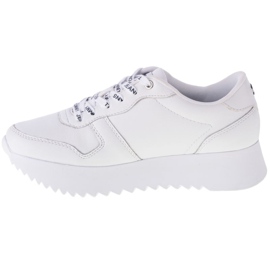 Tommy Hilfiger High Cleated Leather W EN0EN01120-YBR blanc 1