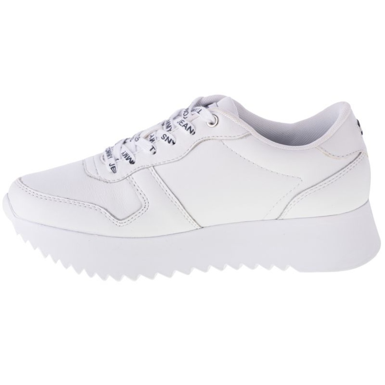 Tommy Hilfiger High Cleated Leather W EN0EN01120-YBR blanc 1