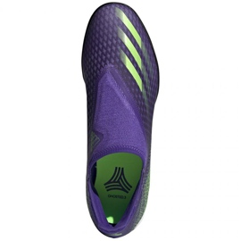 Chaussures de foot Adidas X Ghosted.3 Ll Tf M EG8159 multicolore violet 1