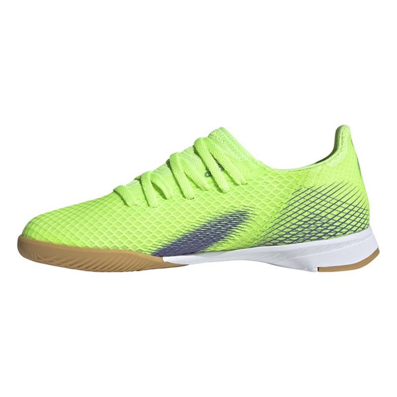 Chaussures de foot Adidas X Ghosted.3 In Jr EG8223 vert vert 2