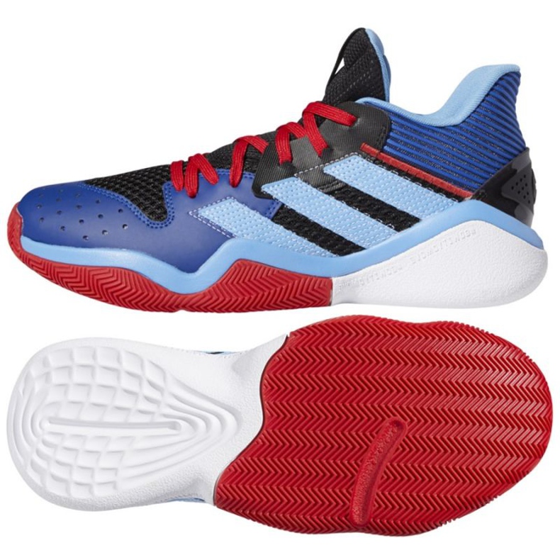 Chaussure de basket-ball Adidas Harden Steapback M FW8482 multicolore bleu 1