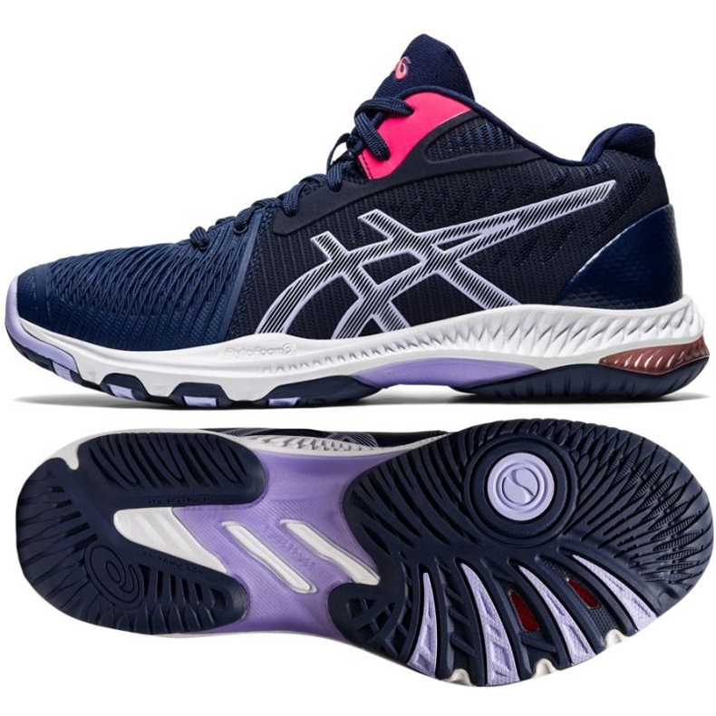 Asics Netburner Ballistic Ff Mt 2 W 1052A034 400 chaussures de volley-ball multicolore noir 1