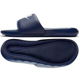 Claquette Nike Victori One M CN9675-401 blanc bleu marine 1