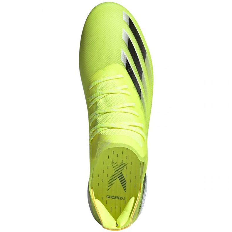 Chaussures de foot Adidas X Ghosted.1 Fg M FW6898 vert, jaune, néon vert 1